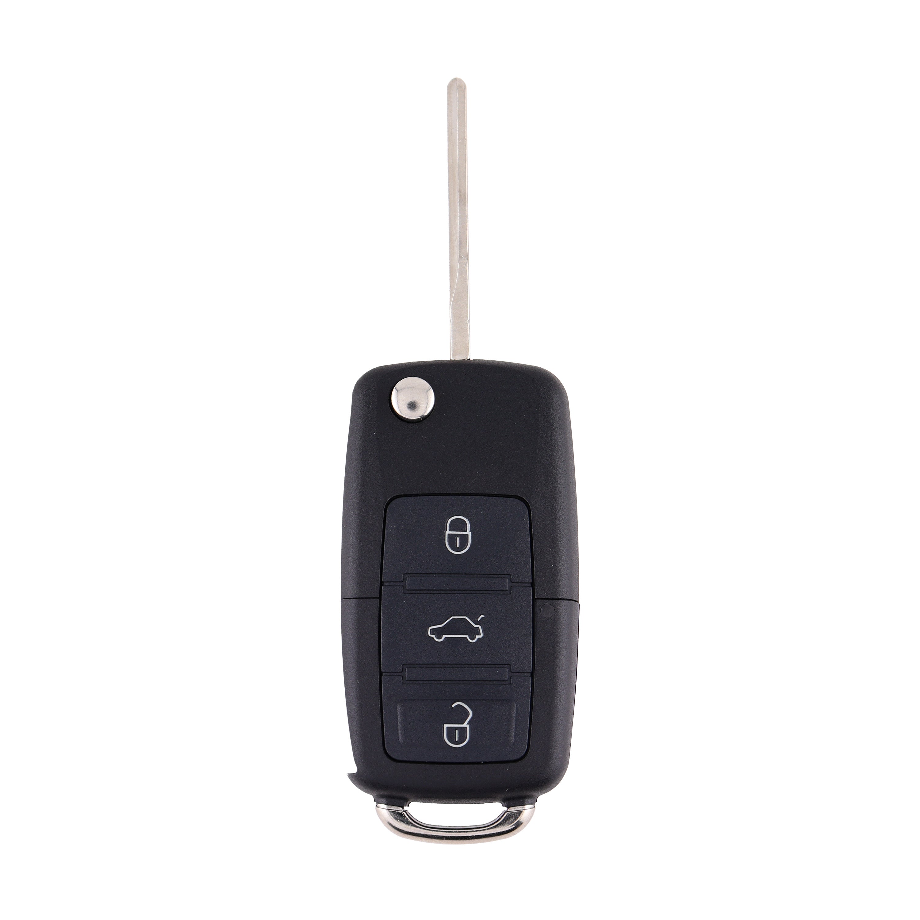 VW compatible 3 button HU66 remote flip Key housing