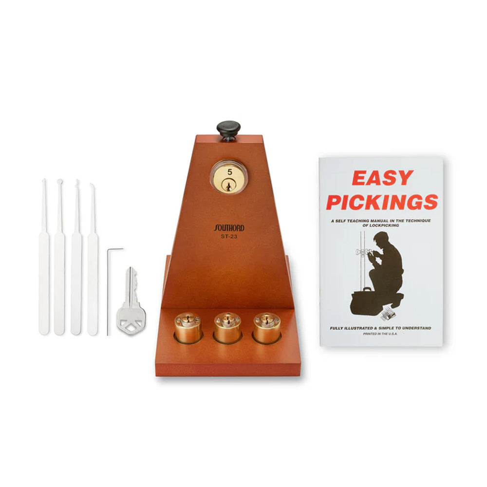 SouthOrd Repinnable Locksmith School-In-A-Box Lock Picking Training Kit