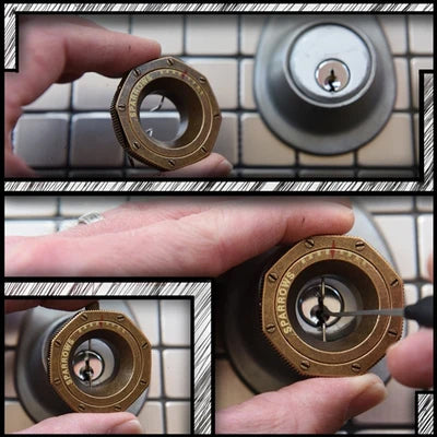 Sparrows Tension Wheel Brass Finish