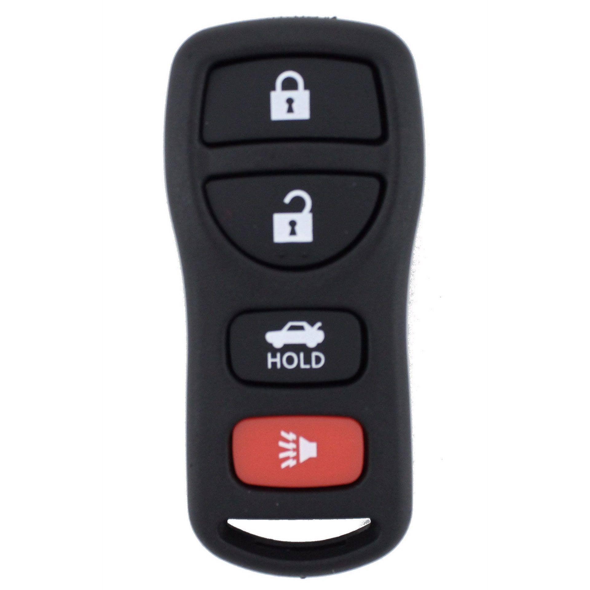 Nissan compatible 4 button remote housing