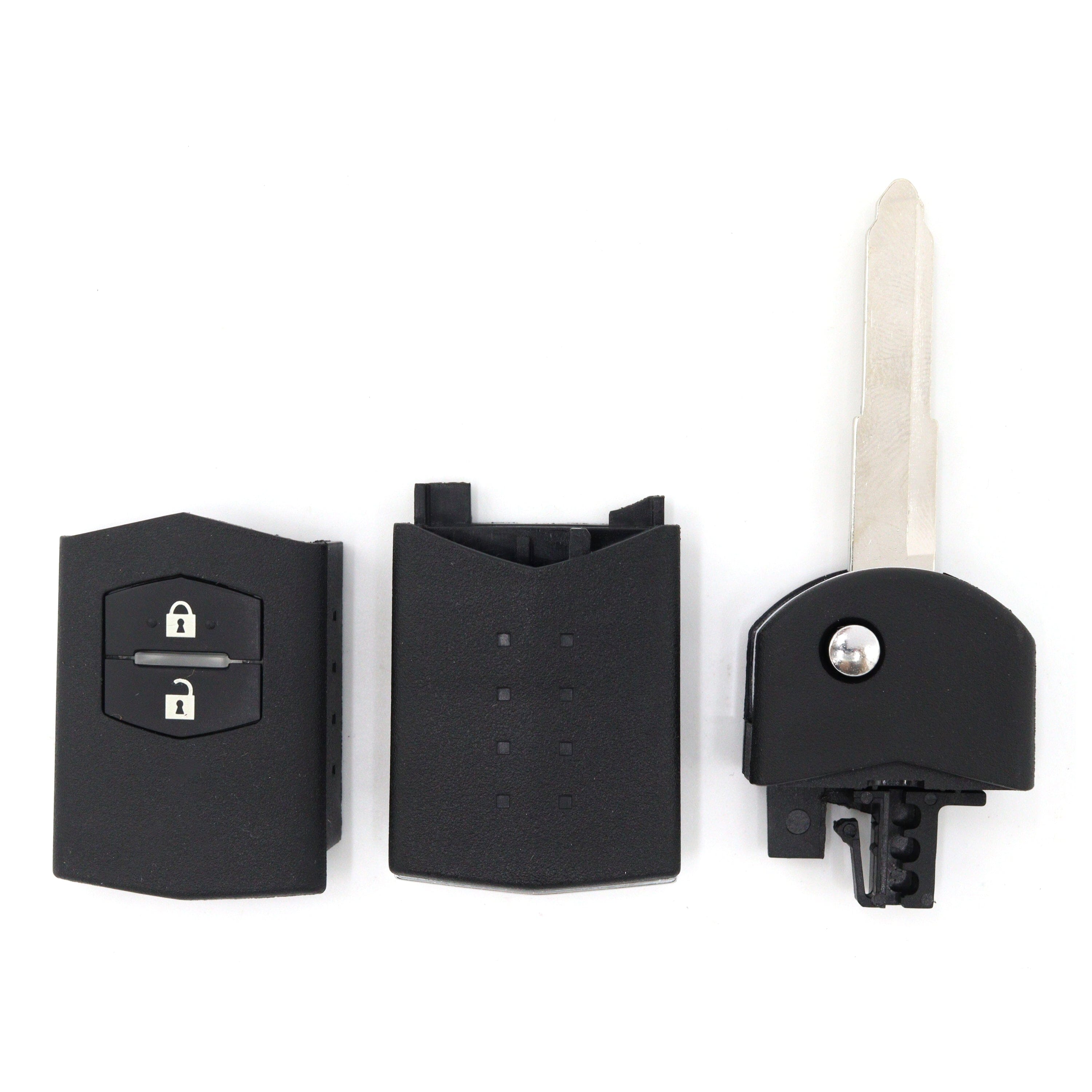 Mazda compatible 2 button MAZ24R flip Key housing