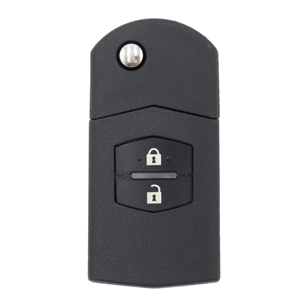 Mazda compatible 2 button MAZ24R flip Key housing