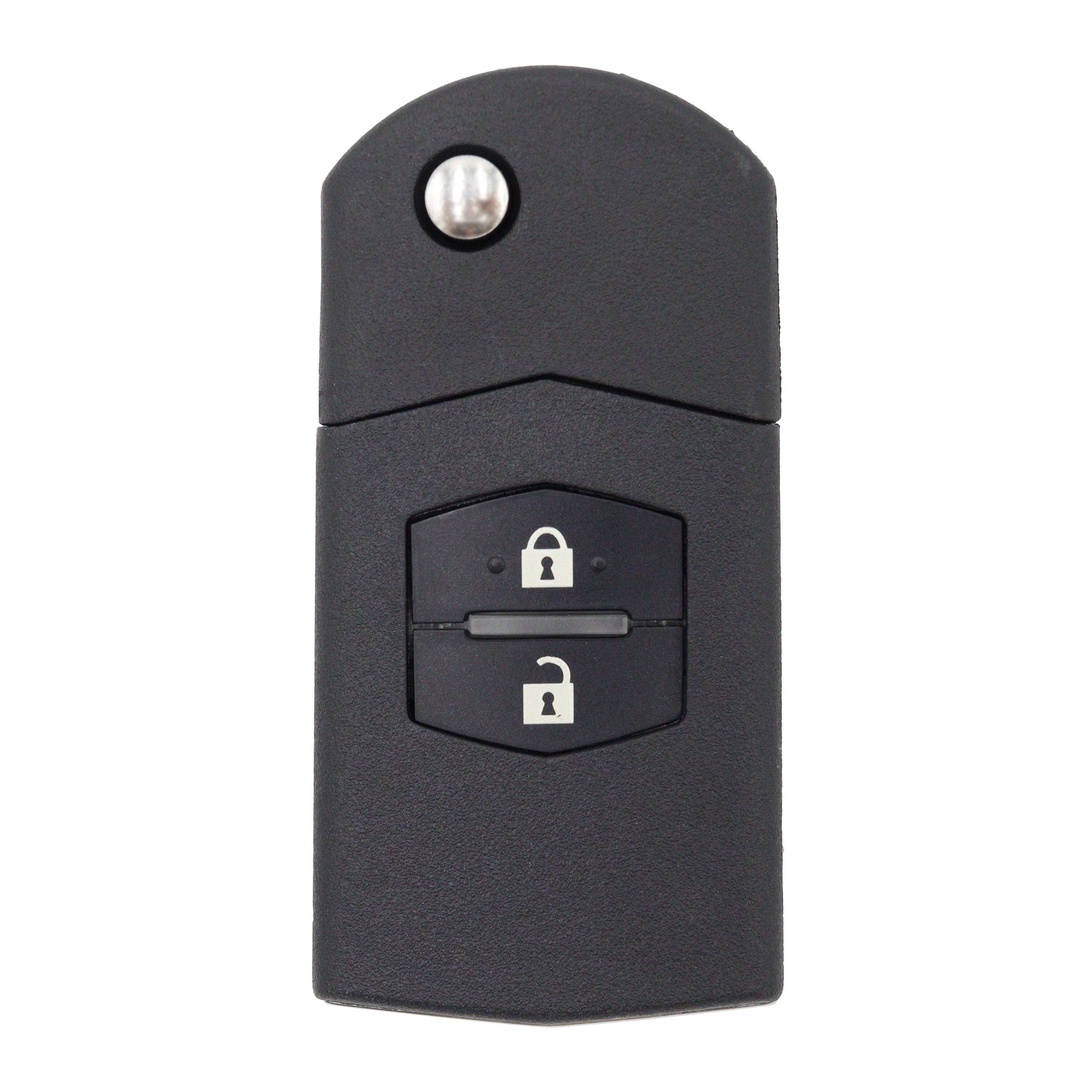 Mazda compatible 2 button MAZ24R flip Key housing
