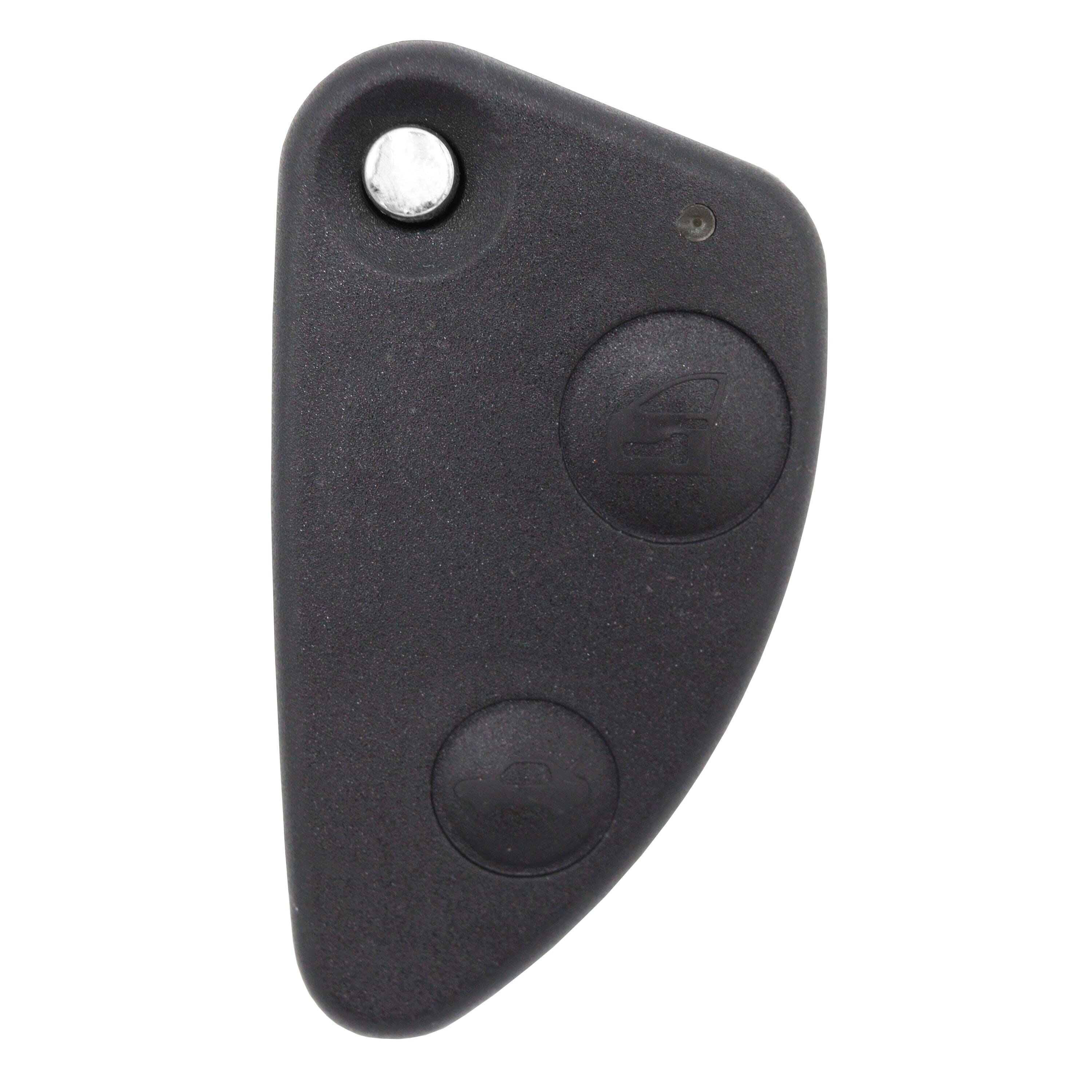 Alfa Romeo compatible 2 button remote flip Key housing
