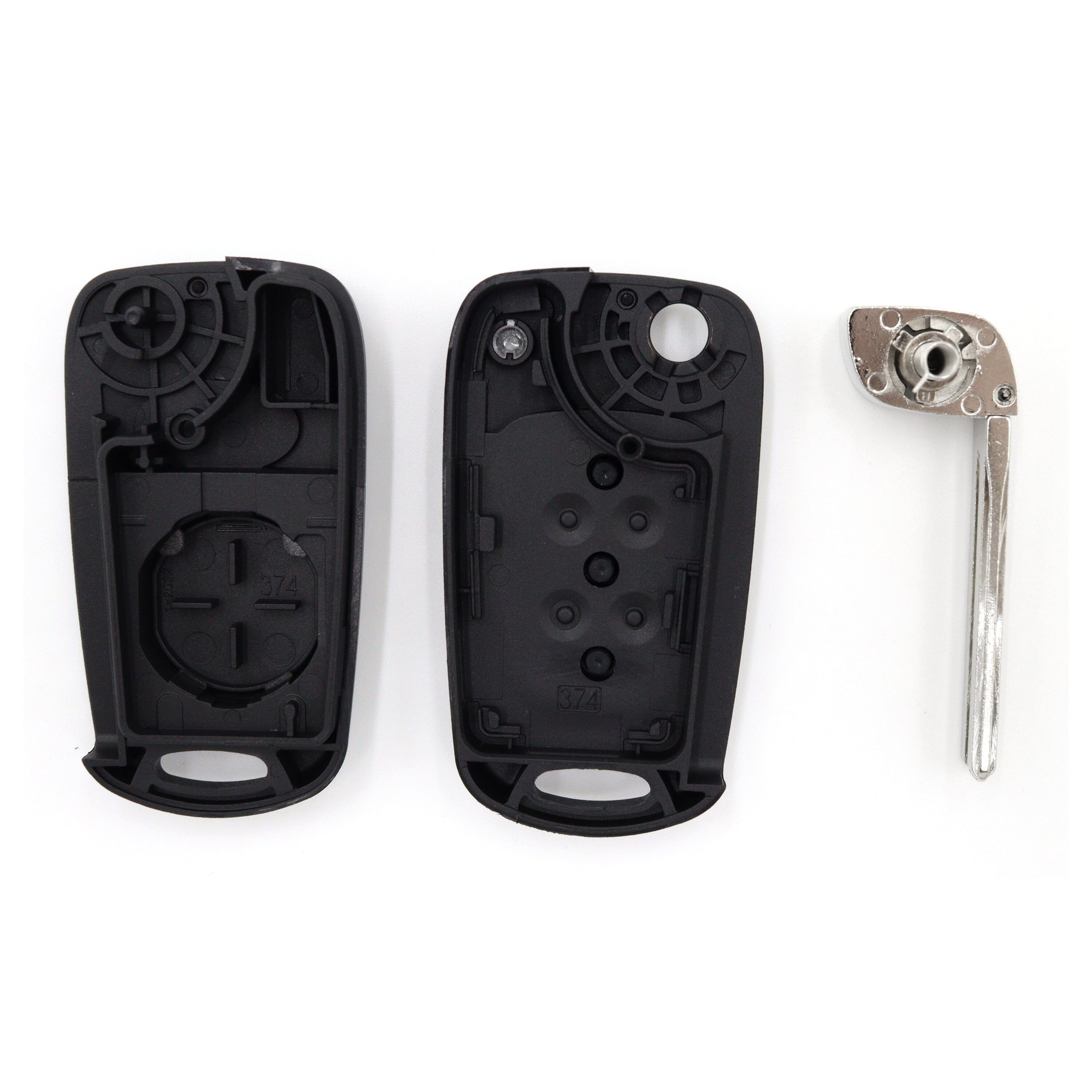Kia compatible 3 button TOY49 remote flip Key housing