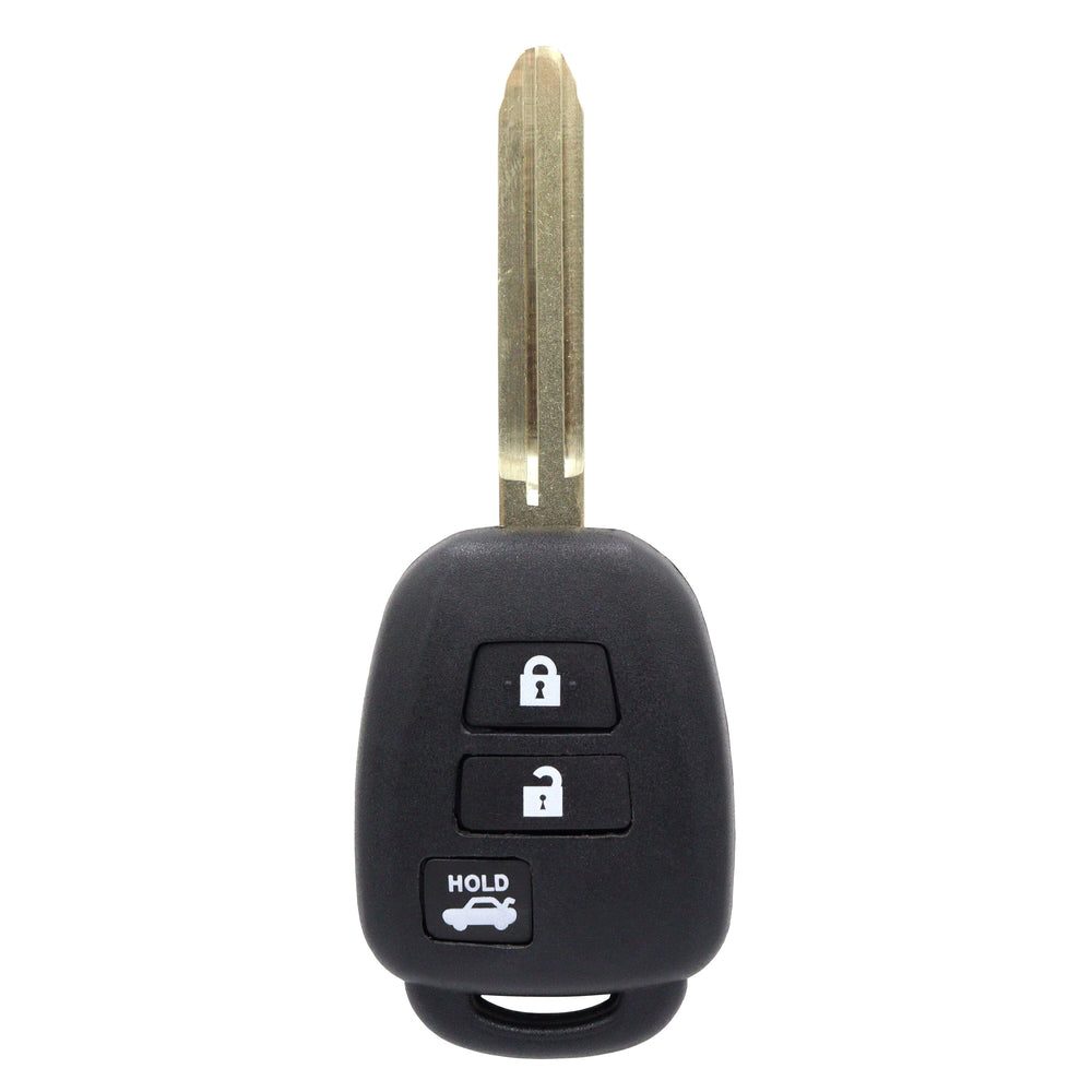 Toyota compatible 3 button TOY43 remote Key housing