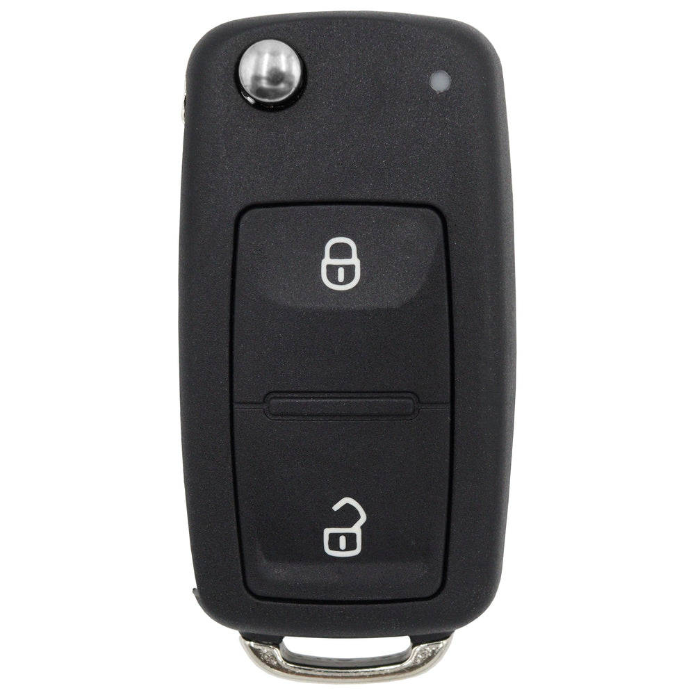 VW compatible 2 button HU66 remote flip Key housing