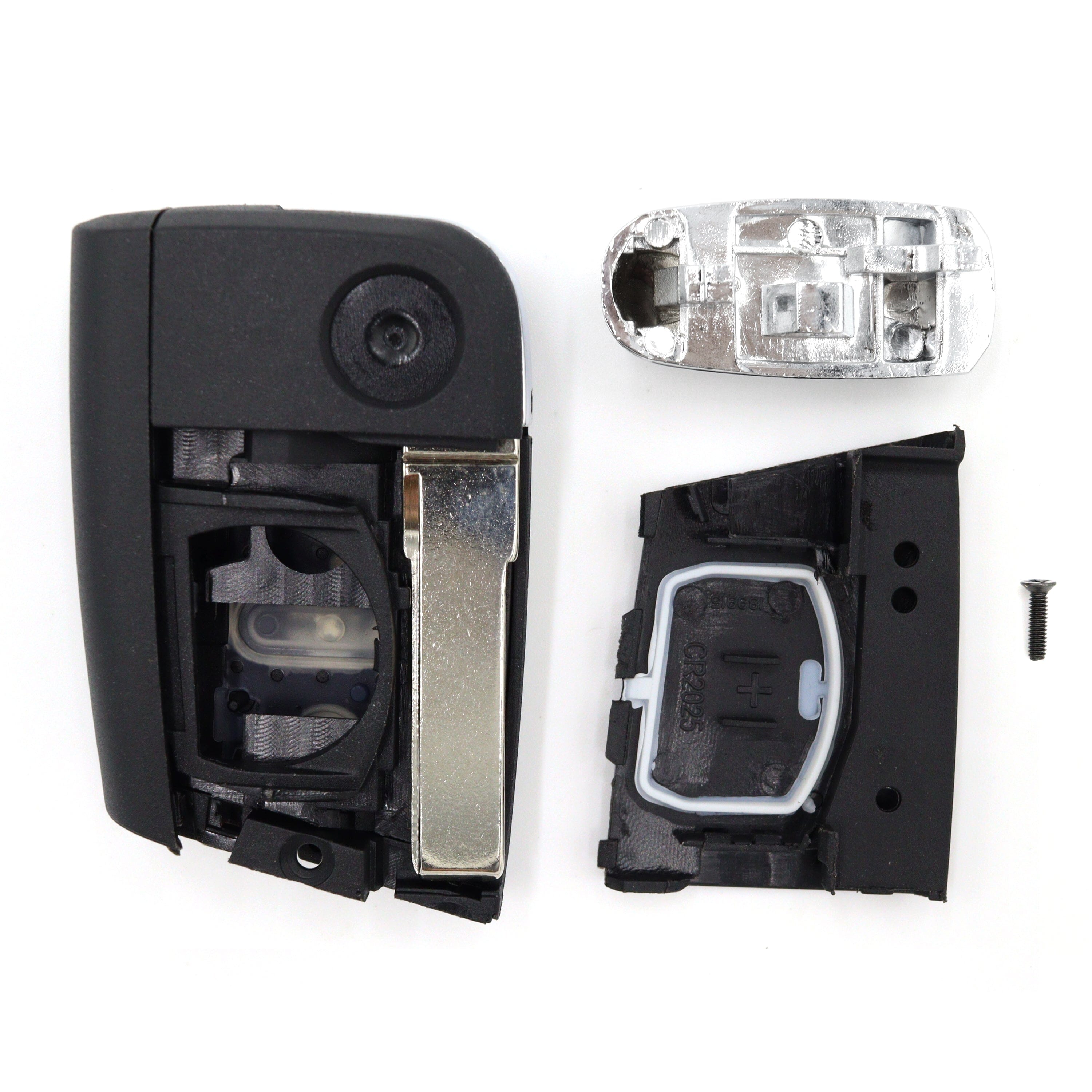 VW compatible 3 button HU66 remote flip Key housing