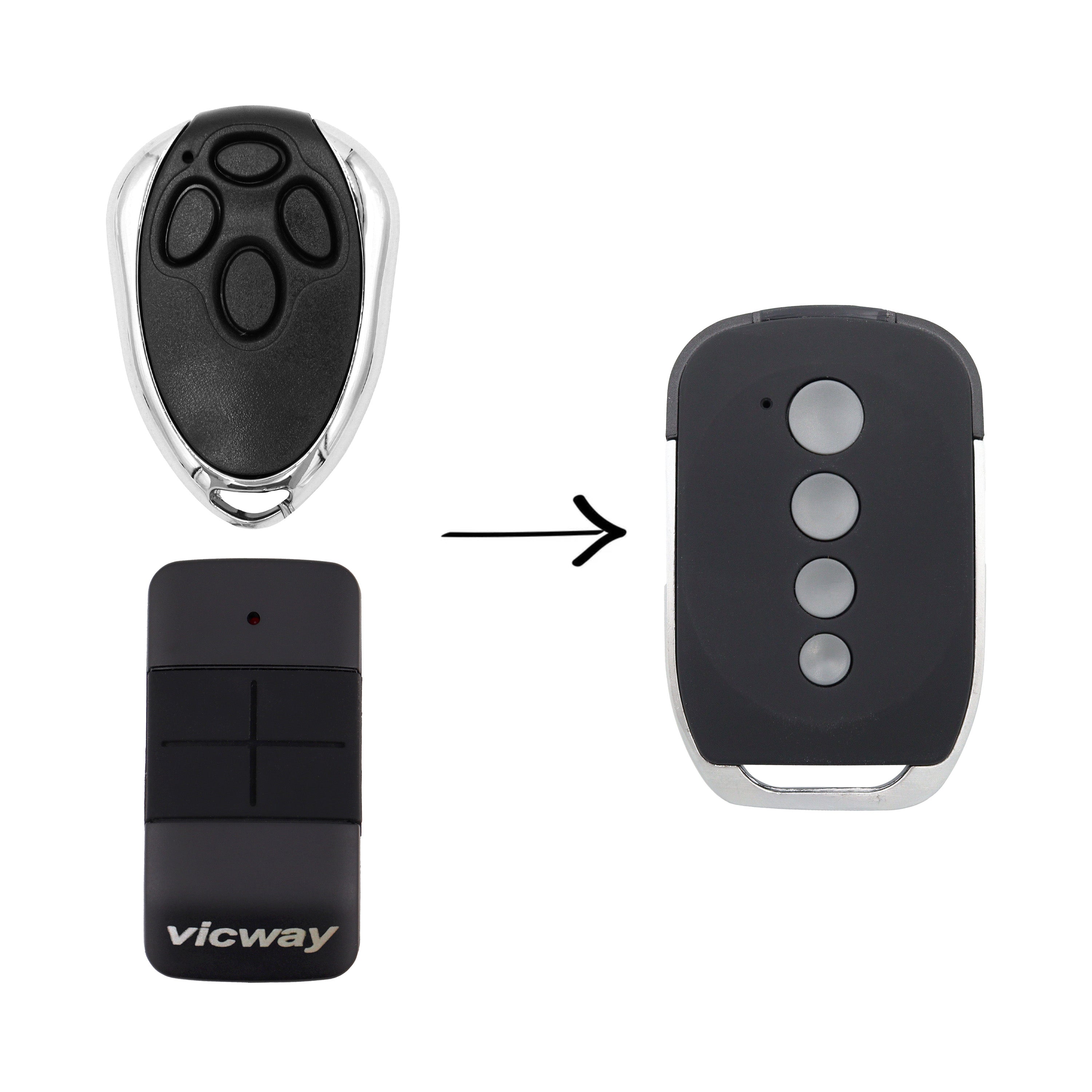 Genuine Vicway 4 button remote handset 434MHz