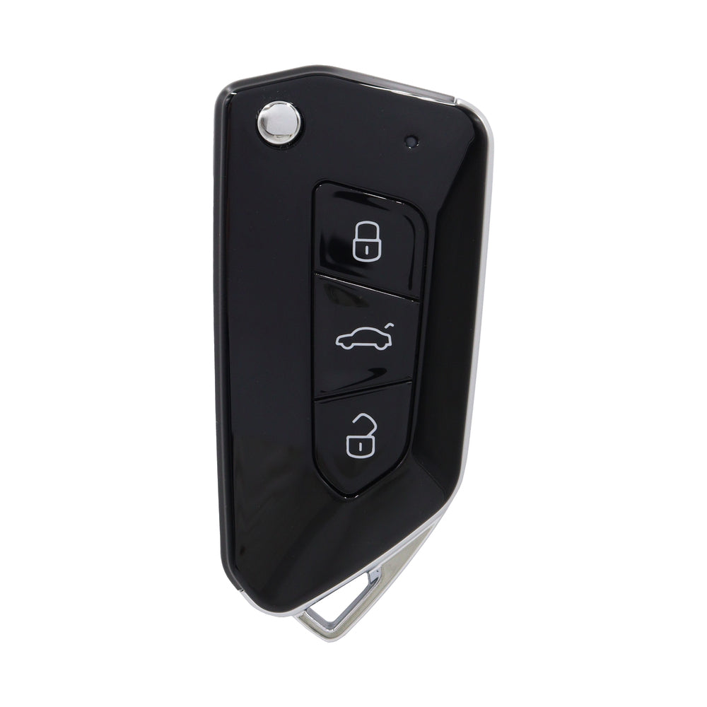 Xhorse XKGA81EN All Black Style 3 Buttons Universal Wired Remote Key