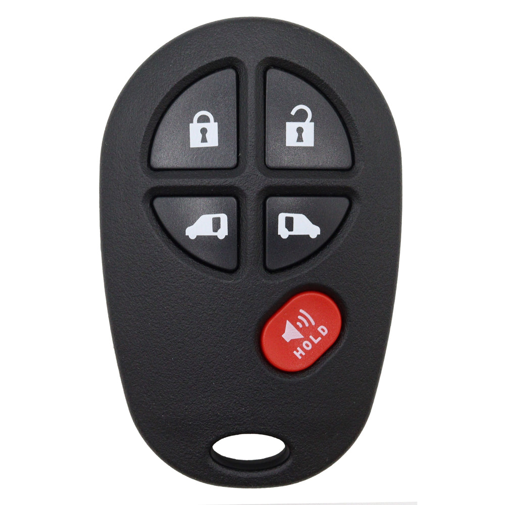 XHORSE XKTO08EN Wire Universal Remote Key 5 Buttons