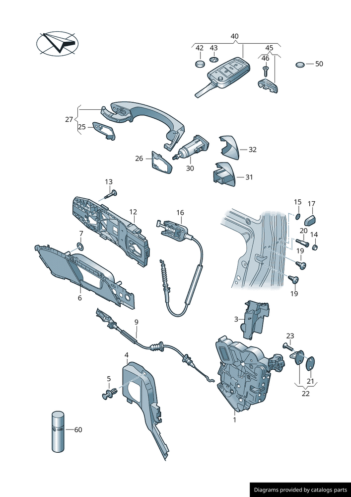Genuine Volkswagen Change of identy kit