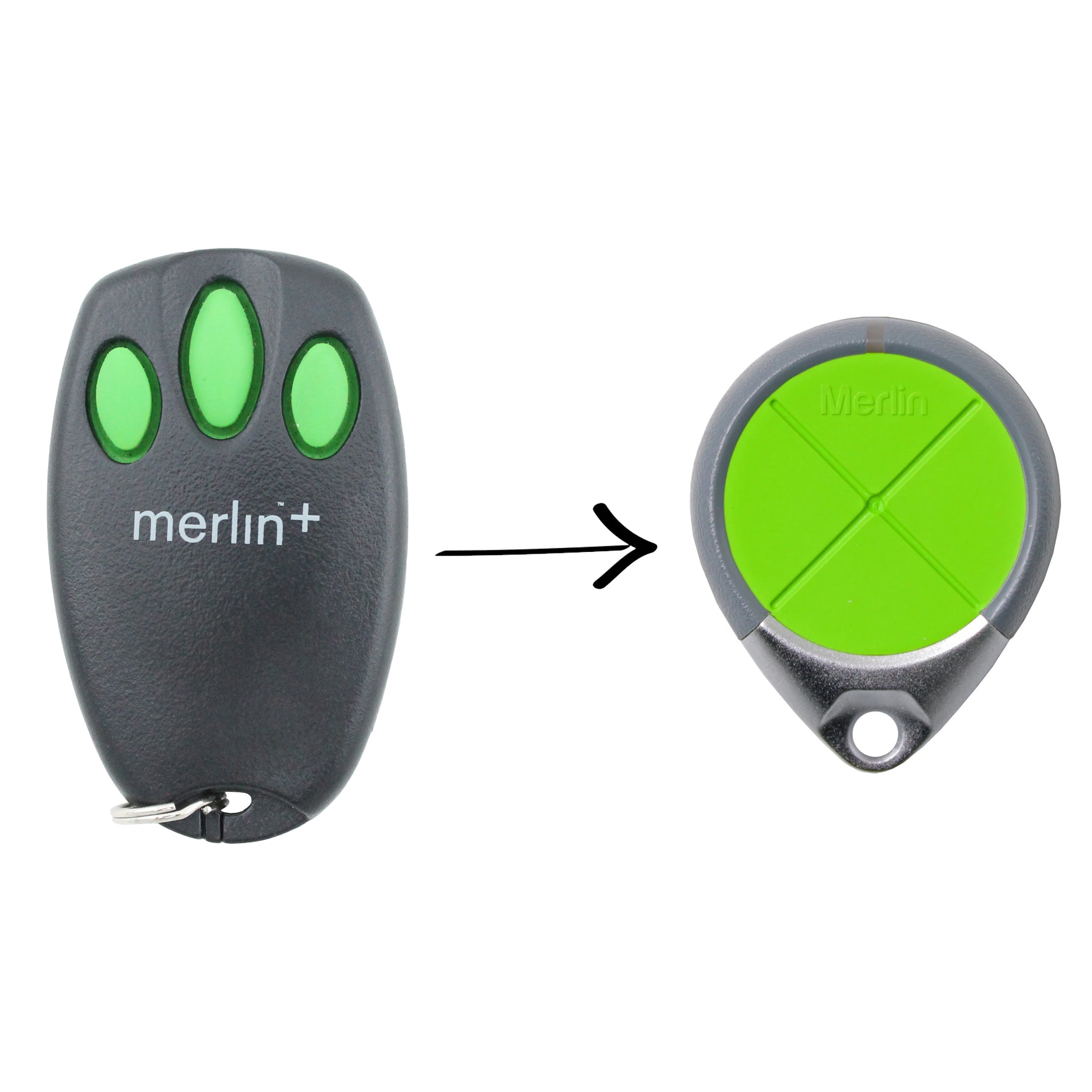 Genuine Merlin Plus 3 button remote handset 434MHz