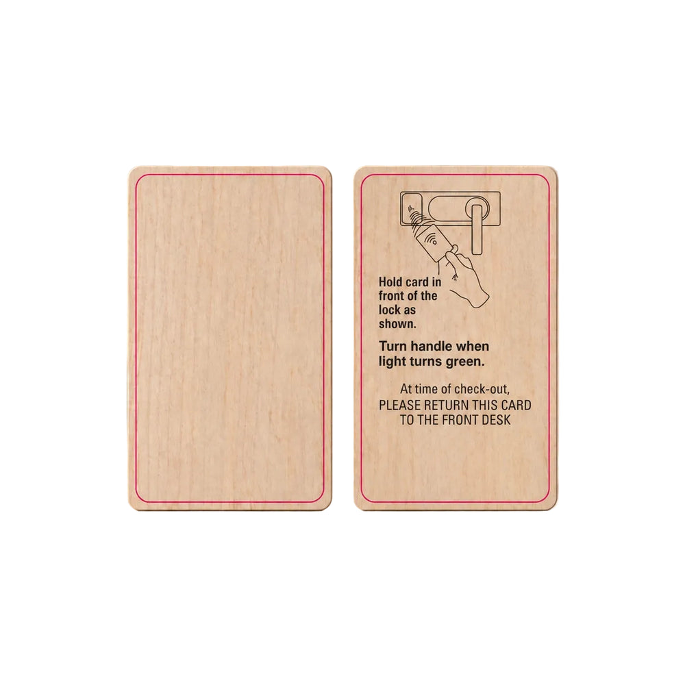 Entrada Wood hotel card