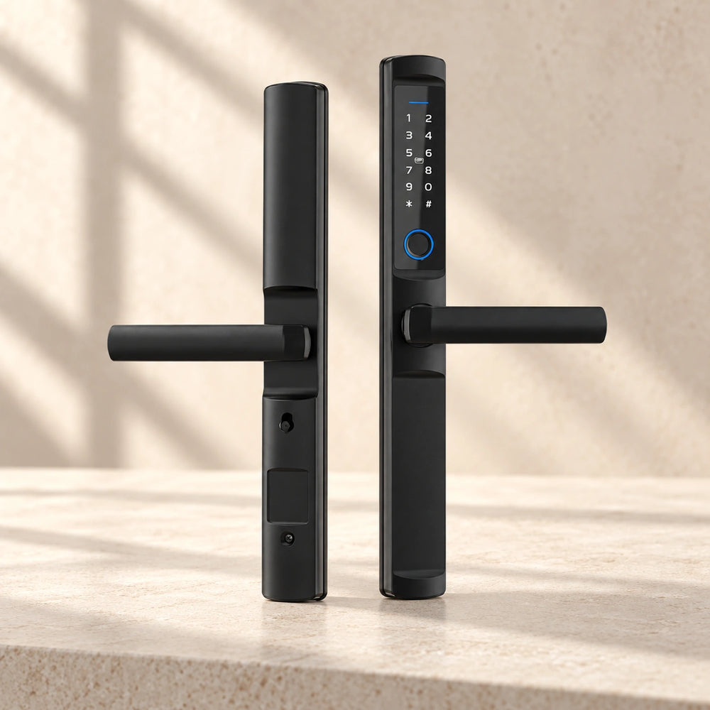 Narrow digital lever set