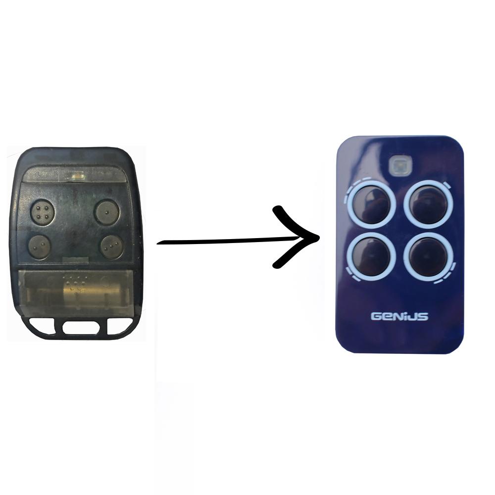 Genuine Genius Echo 4 button remote handset 433.92MHz