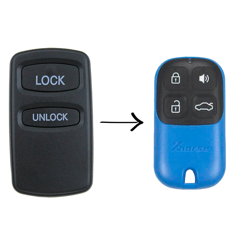 Compatible Mitsubishi 2 button Remote Key 315Mhz