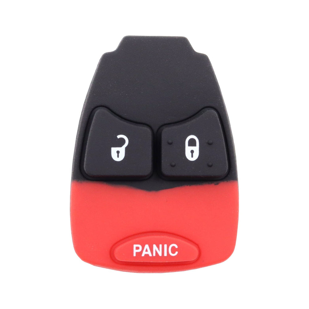 Chrysler Jeep compatible 2 button replacement silicone membrane