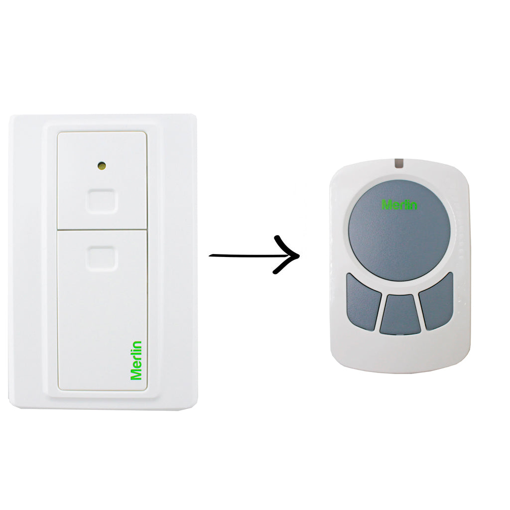 Genuine Merlin 2.0, 2 button remote Wall Control with Security