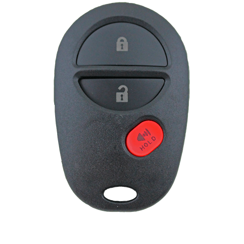 Toyota compatible 3 button remote housing