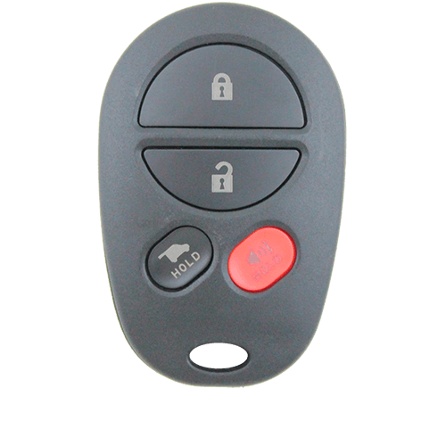 Toyota compatible 4 button remote housing